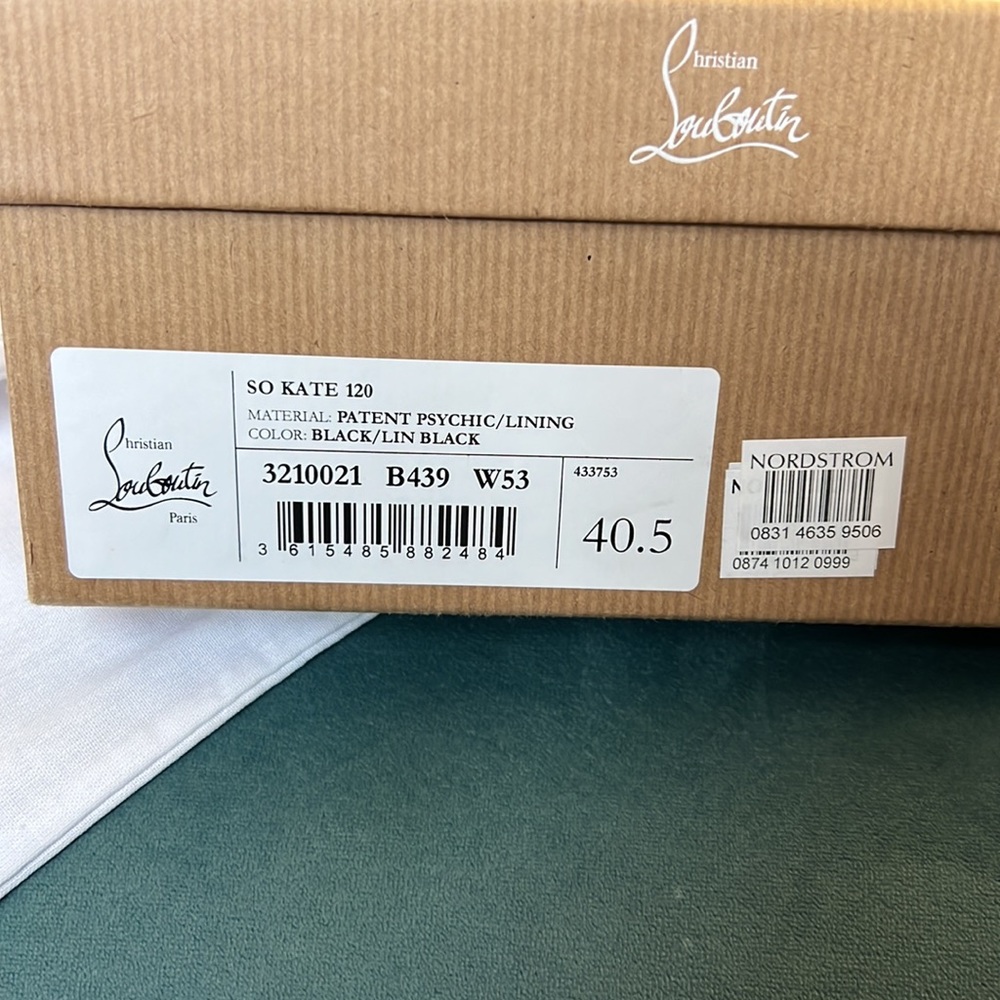 Christian Louboutin So Kate 120 pumps - Patent leather, Psychic Black, size 40.5 - Picture 6 of 9
